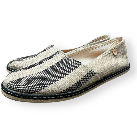 Eric Michael Women's Beige Canvas Slip-On Espadrille Flats EU 40 US 9.5 - 10 - Picture 5 of 14